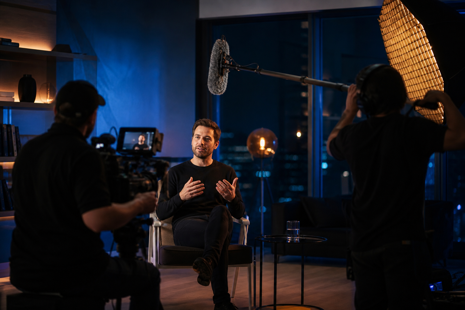 Professional audiovisual studio production
